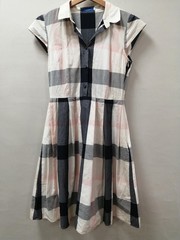 BLUE LABEL CRESTBRIDGE Check Dress WHT55J51-170-12 Used