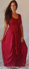 u pick color & size dress maxi 2 layers no sleeve smocked lacing stunning