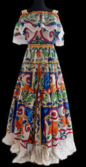 Designer Fashion Stanning luxury-quality off shoulder maxi dress 100% cotton