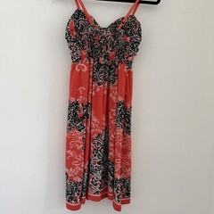 Y2K Paisley Print V Neck Slip Dress Casual Versatile Summer Mini Padded Dress