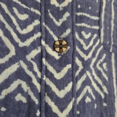 Soft Surroundings MEDIUM Geometric Tiki Print Super Soft Long Sleeve Shirt Dress