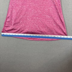Ideology Womens Solid Performance Dress Pink Size L