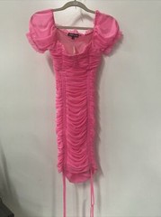 Hearts Rob Bodycon Dress-Pink – Ruffles Size Small NWT