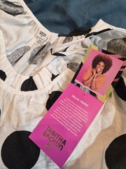 Tabitha Brown x Target Polka Dot Maxi Dress – Black and White XXS Pockets