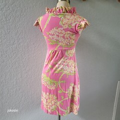Lilly Pulitzer Claire Dress Silk Blend Queen Anne Lace Print {see measurements}