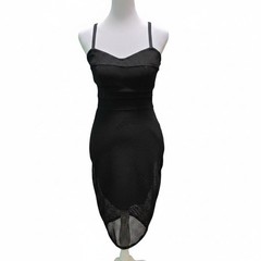 Sheath Dress Express Size 0 Womens Black Mesh Overlay Bodycon Sweetheart