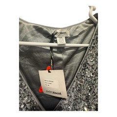 Extro & Vert Sparkling Silver And Black Dress