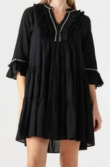 Anthropologie DEVOTION TWINS Efisto Embroidered Mini Dress M