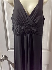 EnFocus Women Sleeveless Black Maxi Dress Woman&rsquo;s Plus Size 14W KG JD