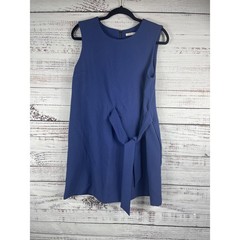 Rachel Rachel Roy Dress Women&rsquo;s 8 Sleeveless Sheath Belted Pockets Career Chic