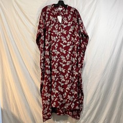 TAMSY NWT Red Boho Flower Pattern One Size Machine Washable Light Weight