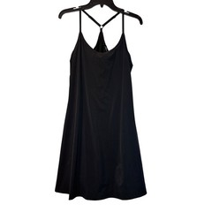 Crane Womens Black Athletic Dress with Built-in Shorts/Pocket – Large