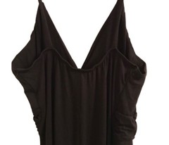 NWOT Lyss Loo Wanderlust Shift Sleeveless Maxi Black Dress Women’s Size Small