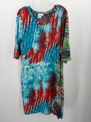 Pre-Owned Parsley & Sage Blue Size Large Midi Long Sleeve Dress