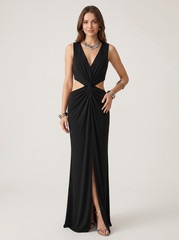 Ethereal Ever-Bound Cutout Maxi Dress