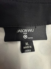 Jason Wu for Target Midi Dress Women&rsquo;s Size XL White w Black Gray Circle Pattern