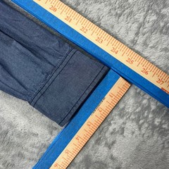LACOSTE Shirt Dress Women 36 Blue Excellent Band Chambray Midi Belt Tie Long