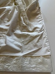 Alessandro De Benedetti Ivory Cotton Couture Occasion Dress IT40 Archive BNWT