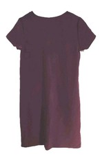 MERONA WOMEN&rsquo;S SHORT SLEEVE MAROON DRESS Size M Pullover/Machine Washable