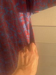 LIVRO Maxi Sundress Boho Floral Print Lined 3/4 Sleeve V Neck Coastal Women&rsquo;s XS