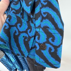 Figue x Disney Collaboration Jasmine Maxi Dress Silk Blue Black size Large