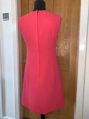 Dolce and Gabbana D&G wool pink floral lining Dress sz IT46 UK12 US8 EU38