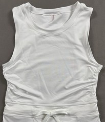 NWOT FREE PEOPLE MOVEMENT Easy Does It Active Tennis Mini Dress White M – Blue L