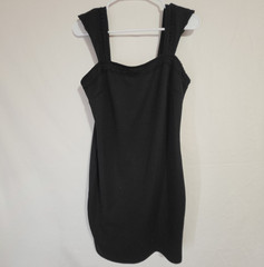 Forever 21+ Women’s Black Solid Sleeveless Square Neck Mini Dress Plus 0X