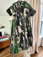 Katie Kime Tuscan Villa Maxi Dress L