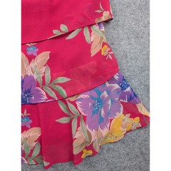 Lauren Ralph Lauren Pink Floral Tiered Bell Sleeve Shift Dress Womens 12