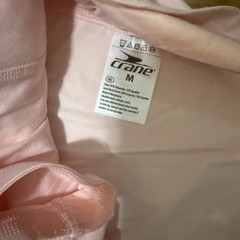 Crane Athletic Dress Womens Medium Pink Sleeveless Zip Front Built In Shorts New