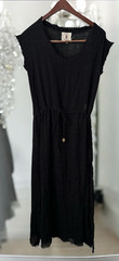 Muche Et Muchette Anthropologie Frayed Edge Side Slit Dress Women&rsquo;s One Size