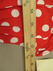 NWT Roberta Size 13/14 Womens Red White Polka Dot Casual Beautiful Dress 894