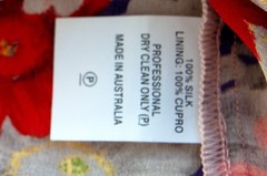 BRAND NEW! YB J&rsquo;aime 100% silk cocktail dress Made in Australia size 1