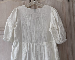 NWT Universal Thread White Tiered V-Neck Midi/Maxi Dress Lined Size Small
