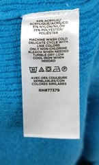 Ann Taylor Womens Size Small Blue Ribbed Button Cuff Sleeve Sweater Dress