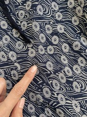 Vtg 2000s Banana Republic Blue Silk Floral Midi Sheer Dress Size 8 date night