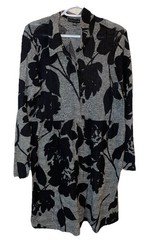 Madison Leigh Dress Size 16 Black Gray Floral
