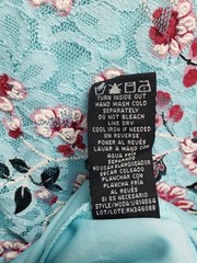 RN Studio By Ronni Nicole Women Dress L Multicolor Floral Scoop Neck Logo Casual