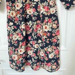 FRAICHE by J Floral Print V-Neck Wrap Surplice Mini Dress L = 12/14 Nordstrom
