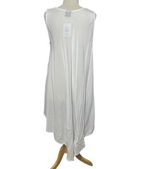 Seven Islands Sleeveless Floral Dress OS White Blue New Boho Gypsy Summer