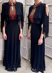 Michal Negrin Elegant Full length Floral dress Size – 36 – NWT