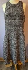 Banana Republic Fit N Flare Tweed Sleeveless Dress Size 12