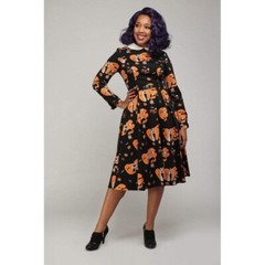 Marika Hocus Pocus Swing Dress Collectif London Vintage 1950s Halloween Size 10
