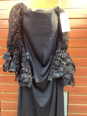 Cameron Blake CB104 Dress Bell sleeve black gown msrp$656 sizes 8,10,12,14,16,18