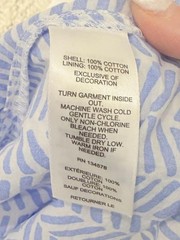 Vineyard Vines Bayside Blue Chevron Fringe Pintuck Dress Sleeveless Cotton XS
