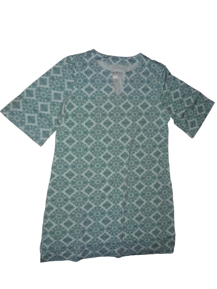 Hang Ten Women&rsquo;s UPF 50+ Breathable Lightweight Sun Dress Aqua Size SMALL NEW