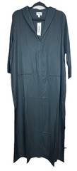 Terea by Andrea Pitter Women&rsquo;s Black Annelise Dress Pockets Side Slits Large NWT