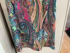 Tommy Hilfiger NWT $89 Paisley Shift Dress Sleeveless Chic 100% Polyester Sz 10