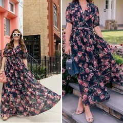 GAL MEETS GLAM DRESS 14 WEDDING GUEST SOFT FEMININE LONG MAXI FLORAL MILKMAID